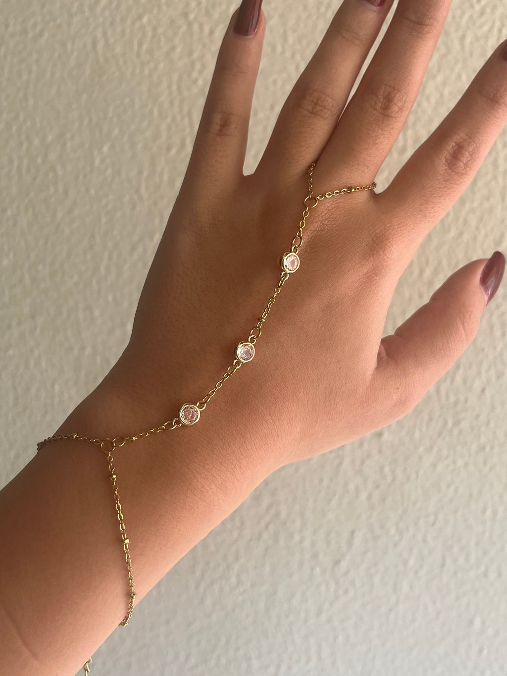 Diamond Finger Chain