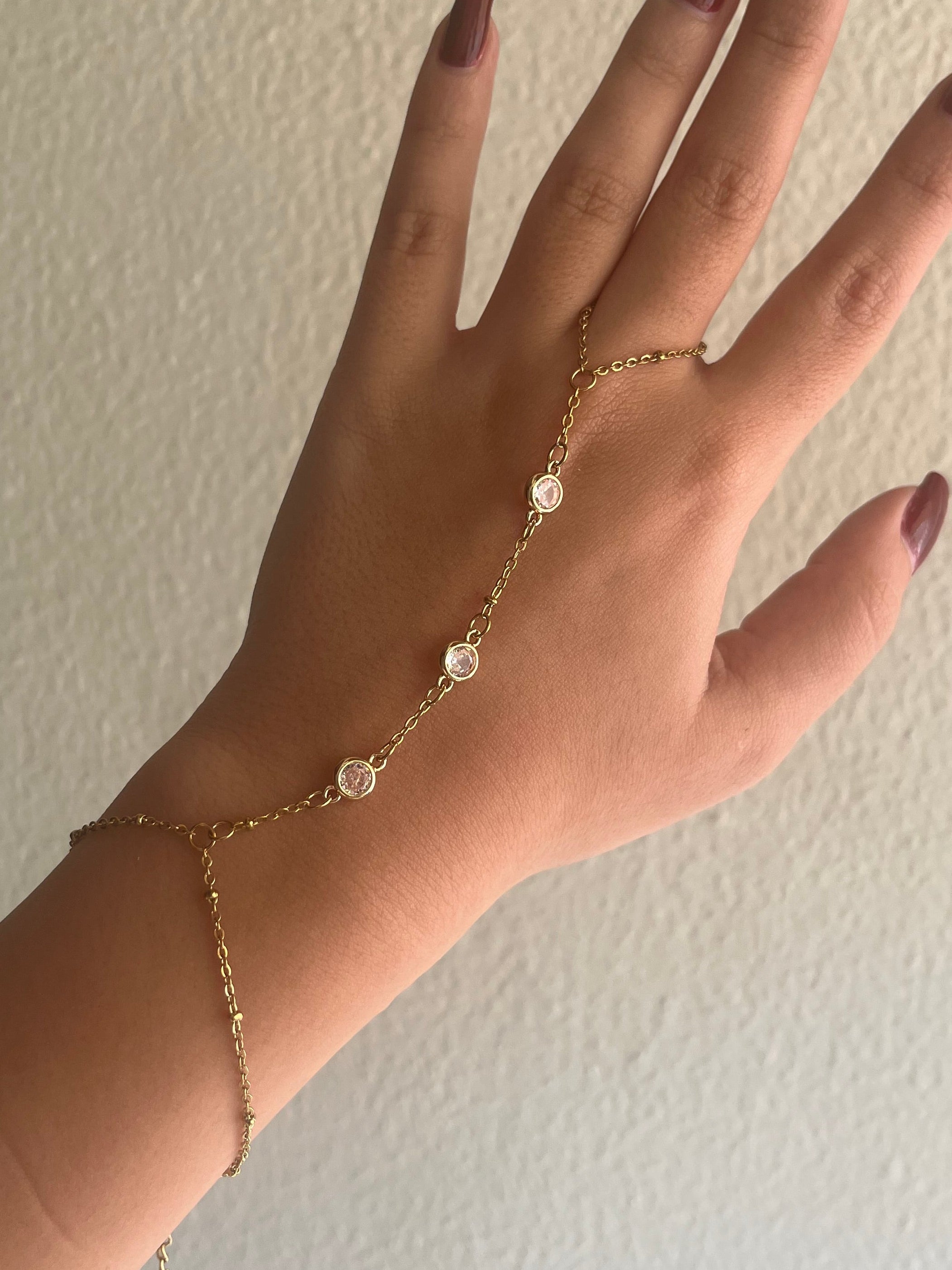 Diamond Finger Chain