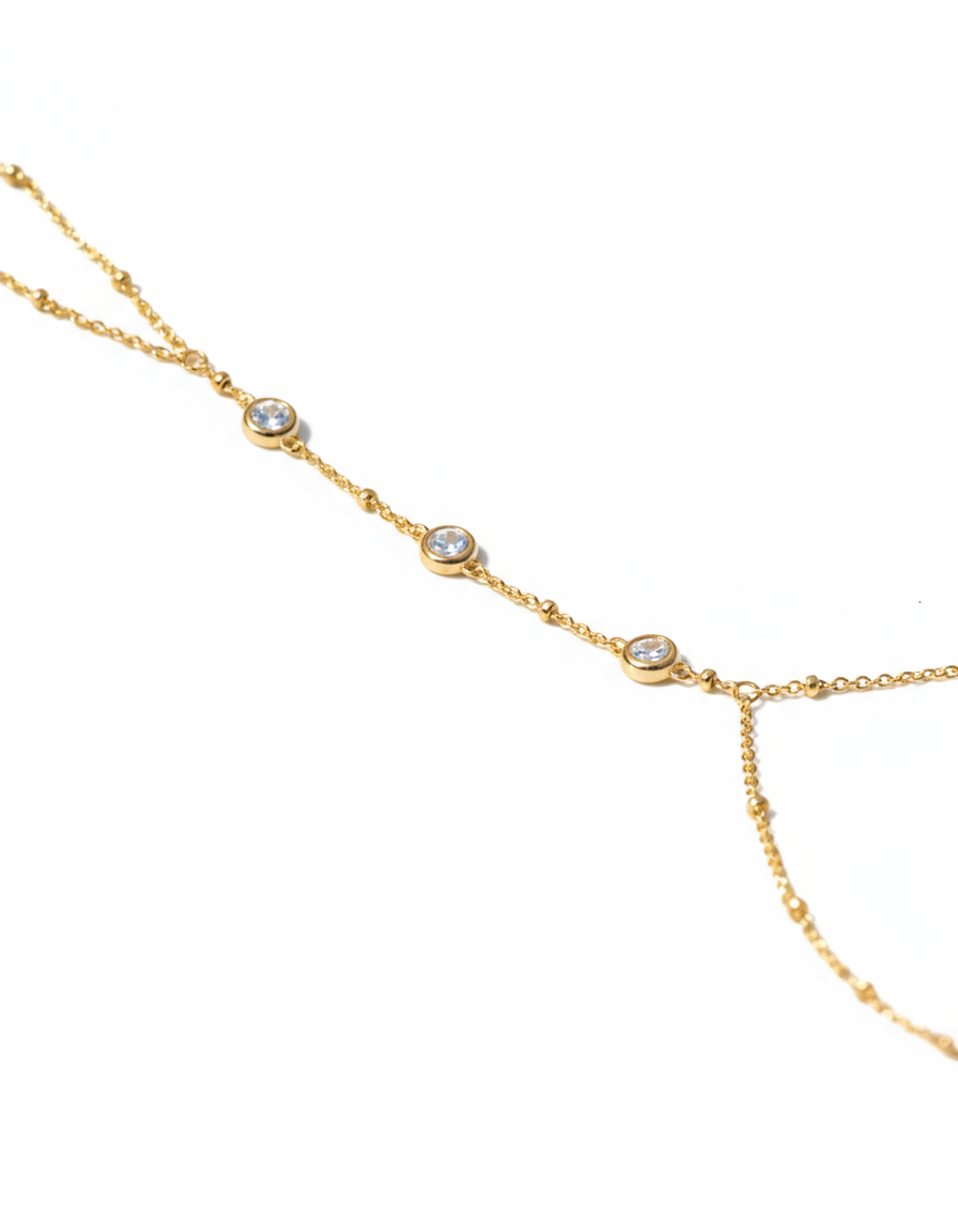 Diamond Finger Chain