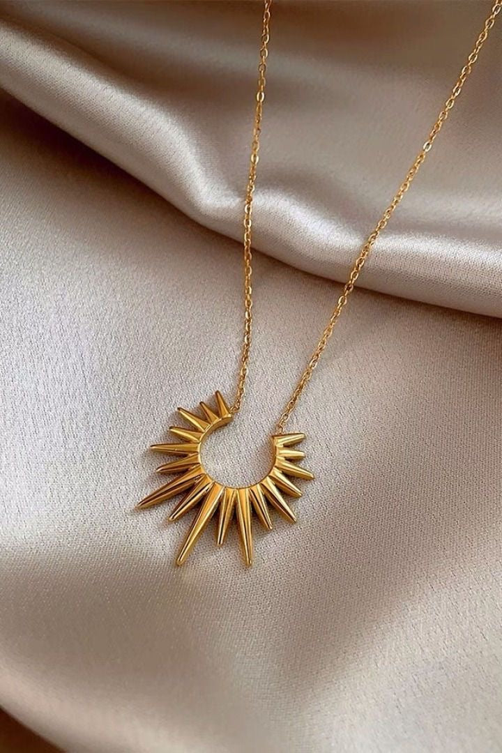 Sun Pendant Necklace