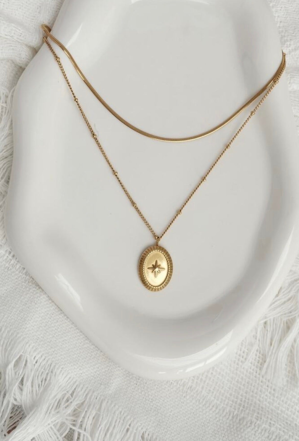 Layered Star Necklace