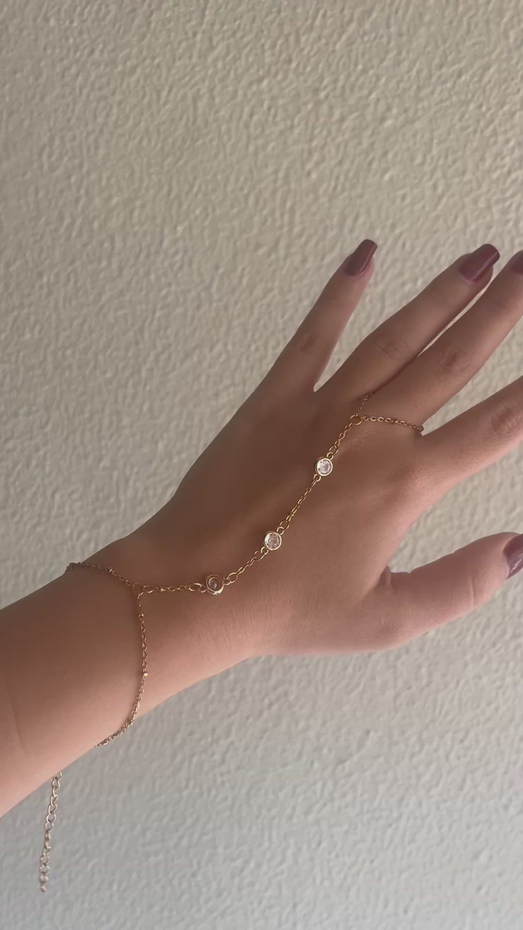 Diamond Finger Chain